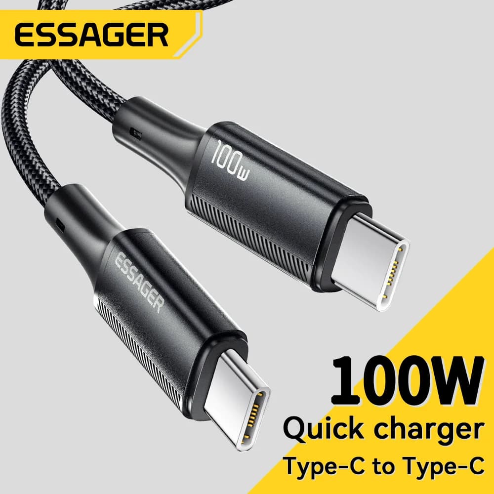 Câble USB-C vers USB-C avec charge rapide PD 100W
