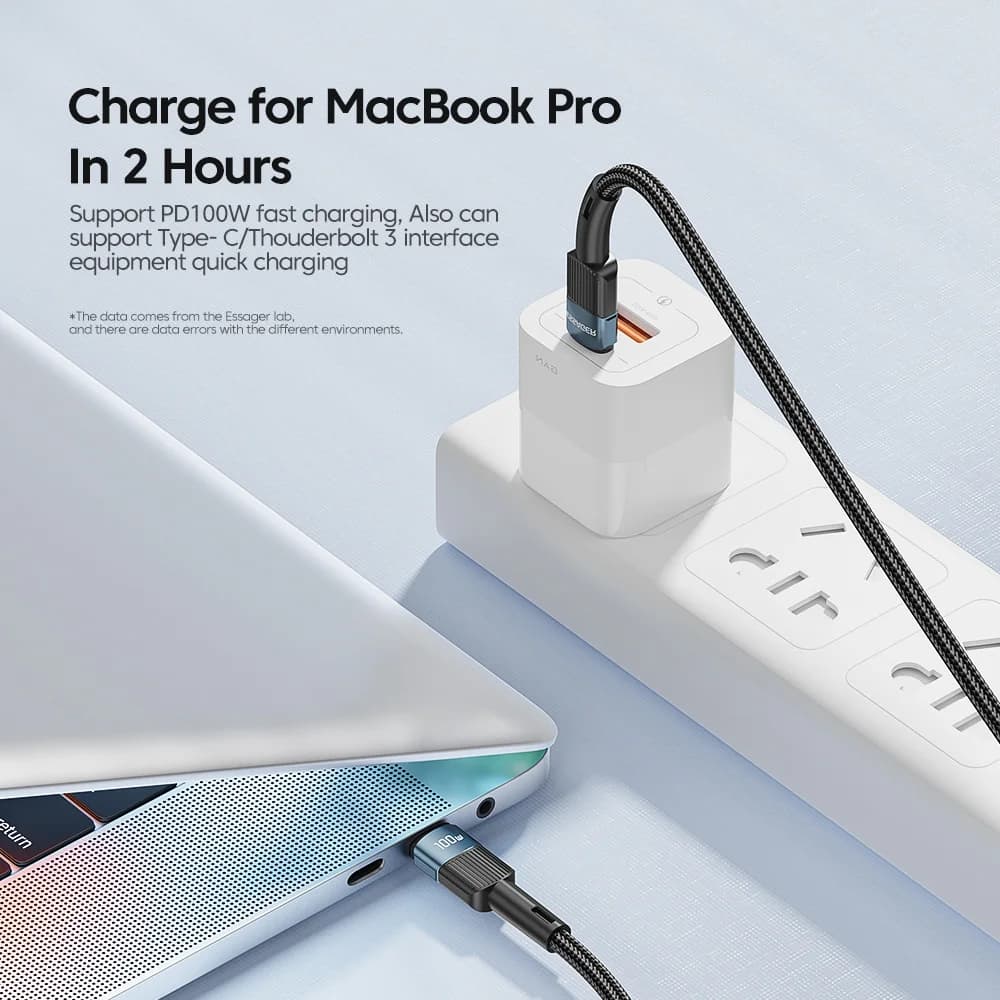Câble de charge rapide USB-C vers USB-C 100W, 3m