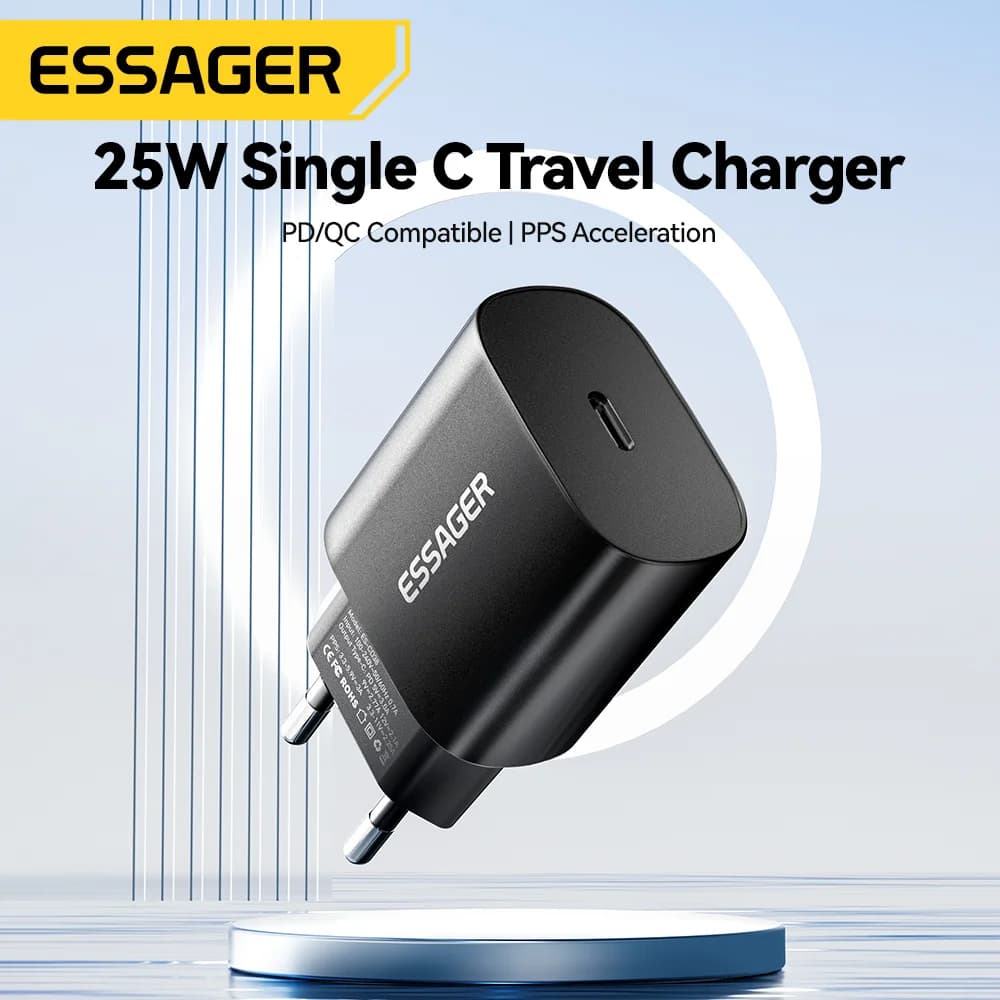 Chargeur mural USB-C PD Fast Charge 25W