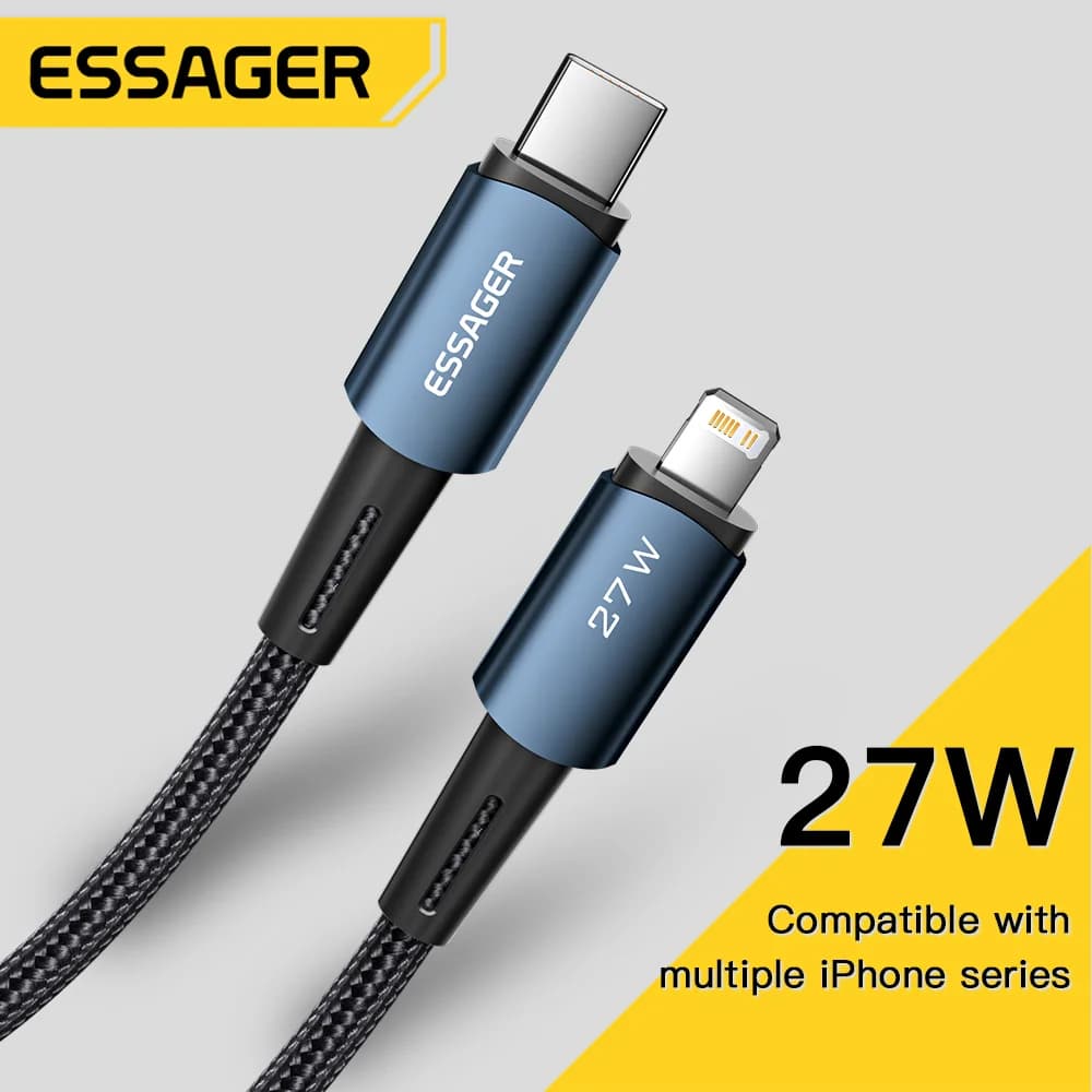 Câble de charge rapide USB-C vers Lightning 20W