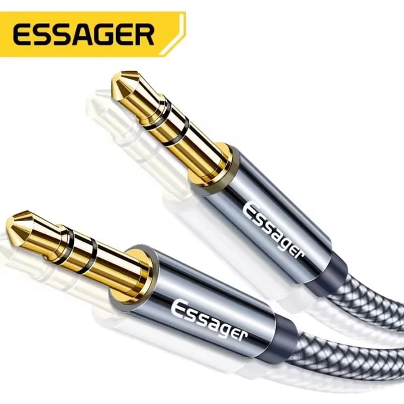 Câble audio auxiliaire stéréo 3.5mm mâle à mâle