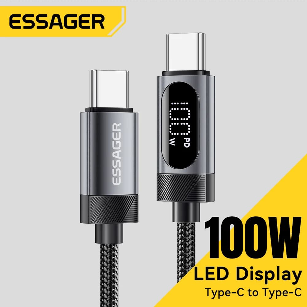 Câble de charge rapide USB-C vers USB-C 100W