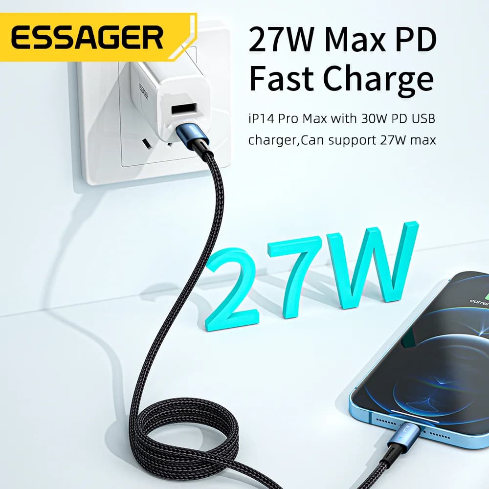 Câble de charge rapide USB-C vers Lightning 20W