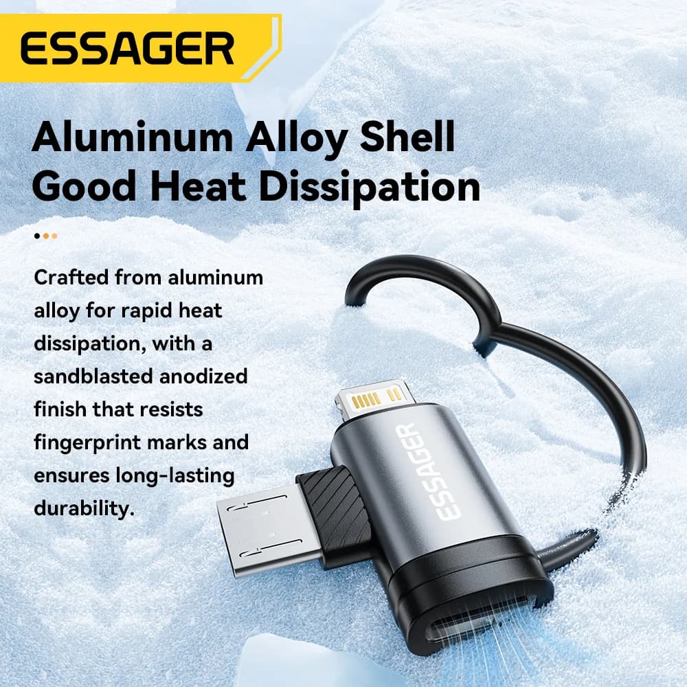 Adaptateur 2-en-1 Lightning et Micro USB