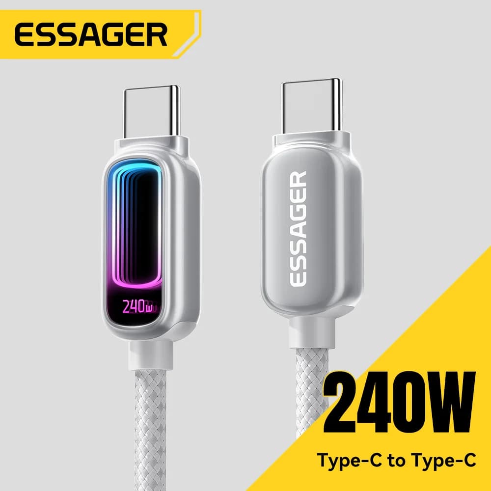 Câble USB-C vers USB-C 240W avec prise en charge PD 3.1 100W