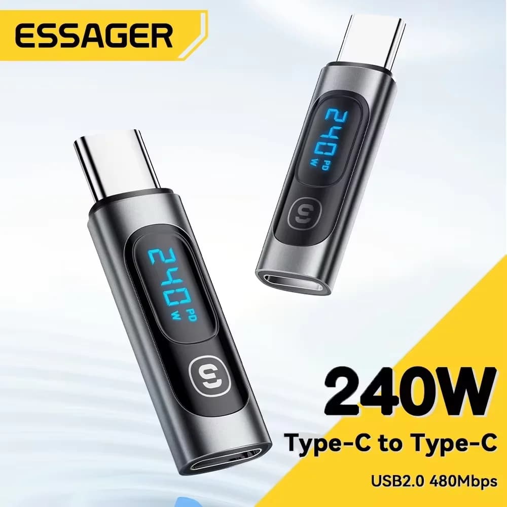 Adaptateur USB-C vers USB-C OTG avec affichage numérique