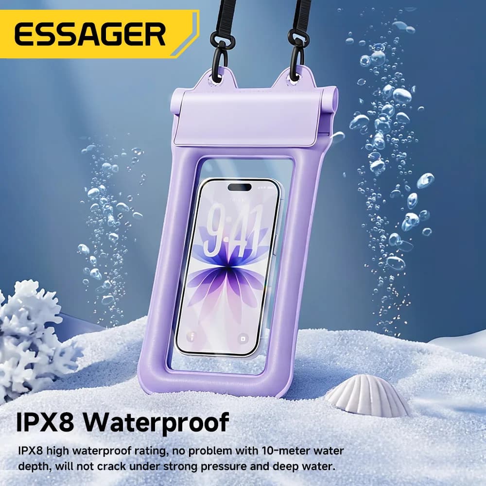 Étui étanche flottant pour téléphone IPX8