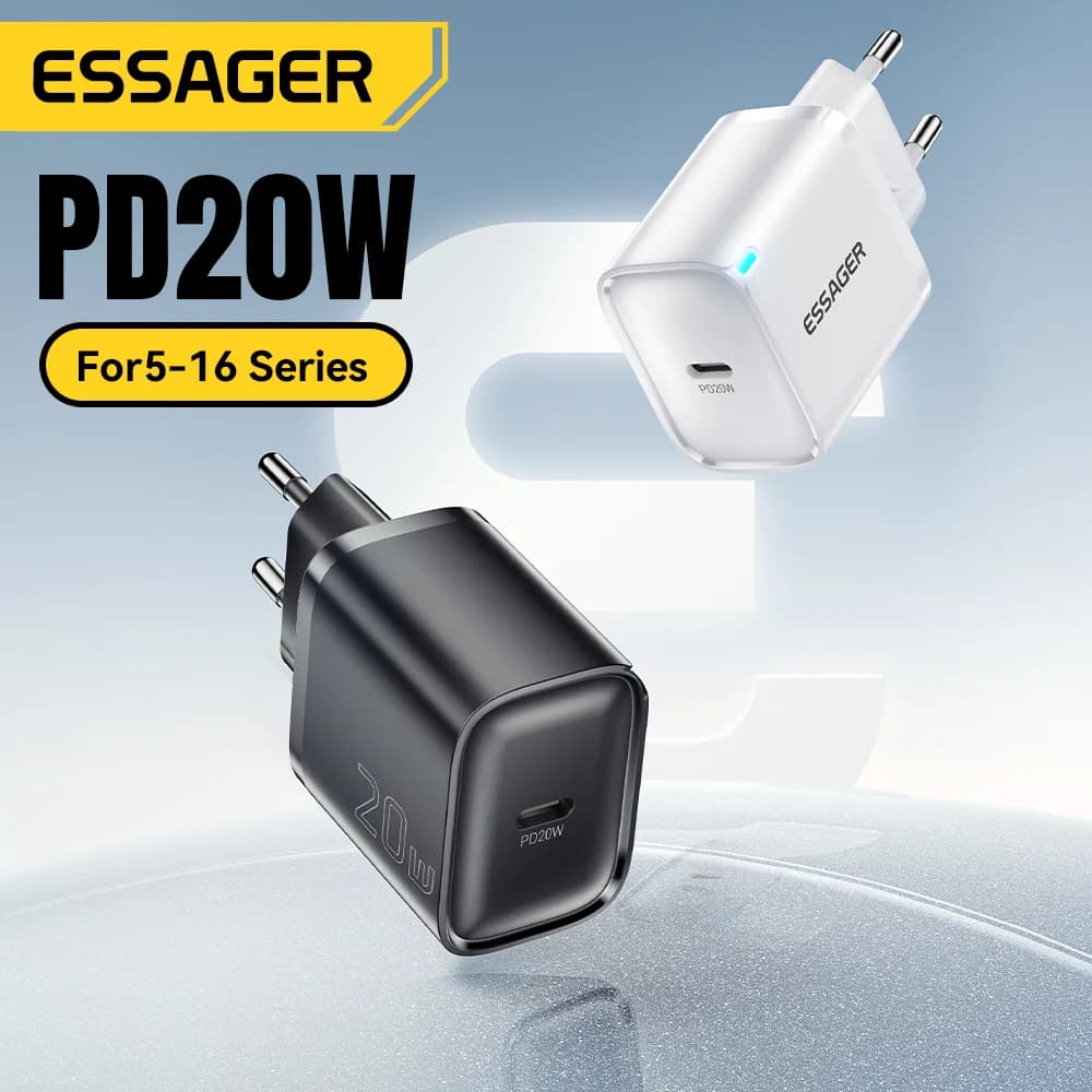 Chargeur mural PD rapide USB-C Mini 20W