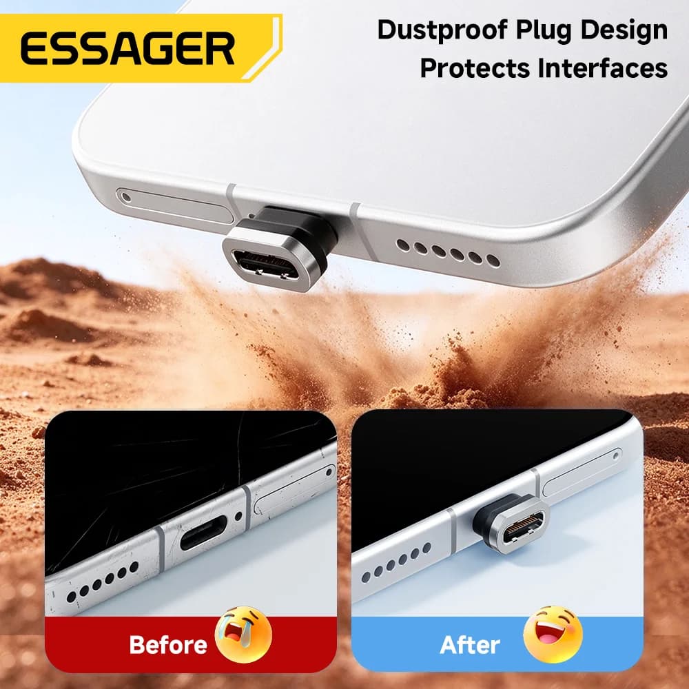 Câble de charge rapide USB-C magnétique 100W 7A