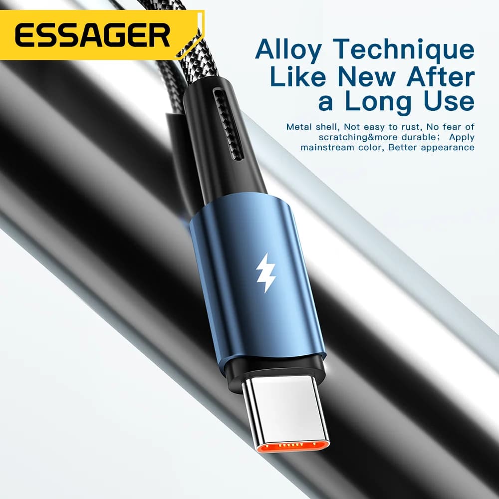 Câble de charge rapide USB-C 120W, 6A