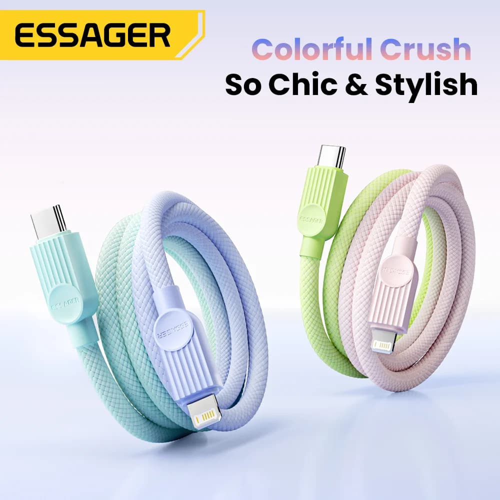 Câble USB-C vers Lightning coloré, PD 29W