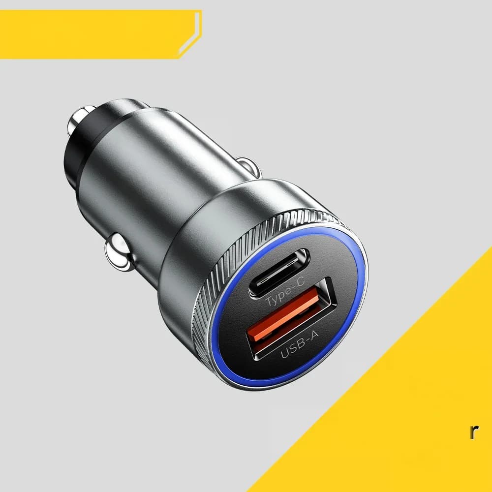 Chargeur Voiture USB-C 54W, Charge Rapide 5A