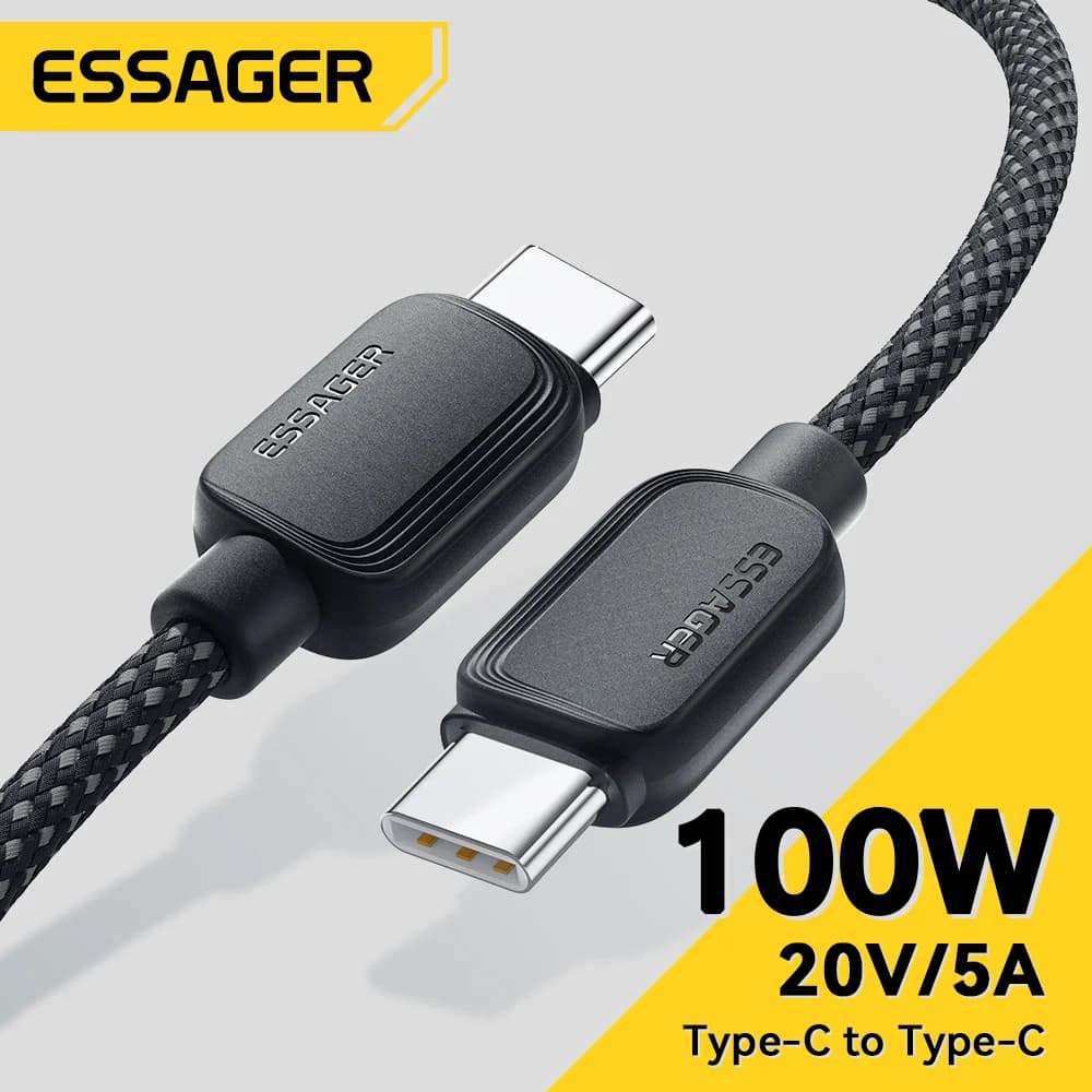 Câble USB-C vers USB-C 100W, Charge rapide PD 5A